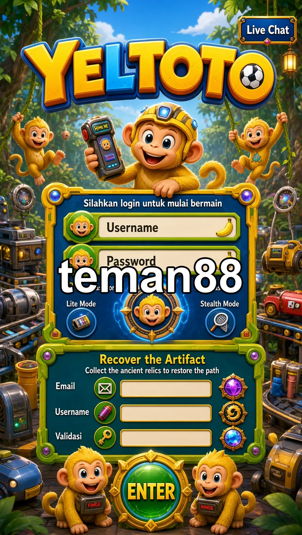 teman88 Tangkapan Layar - APK Resmi